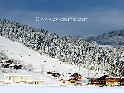 Skiing in Flachau Austria