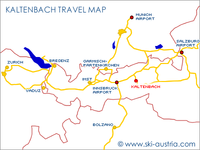 Kaltenbach Salzburg Innsbruck Munich