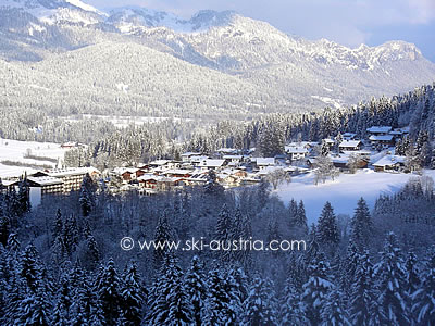 Skiing in Ellmau Austria