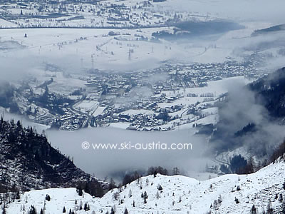 Skiing in Kaprun Austria