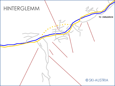 Map of Hinterglemm