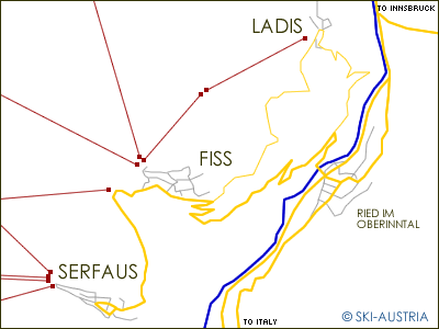Serfaus Map