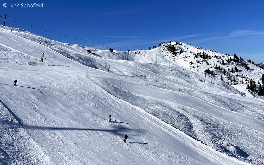 Ski runs in the Silvretta Nova ski area