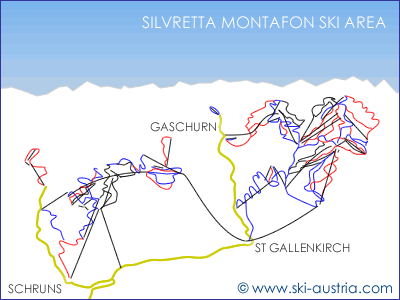 Silvretta Montafon Ski Area