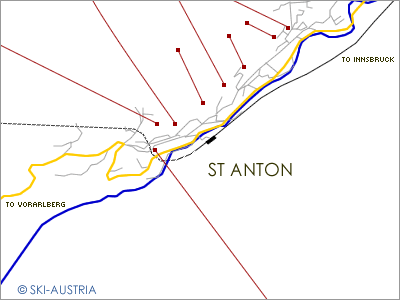St Anton Map