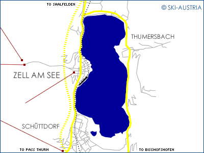 Map of Zell am See